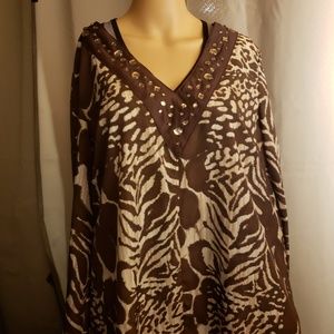 Womens brown tunic